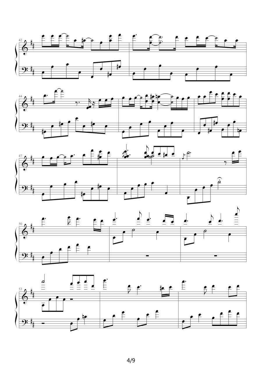 那些年钢琴曲谱（图4）