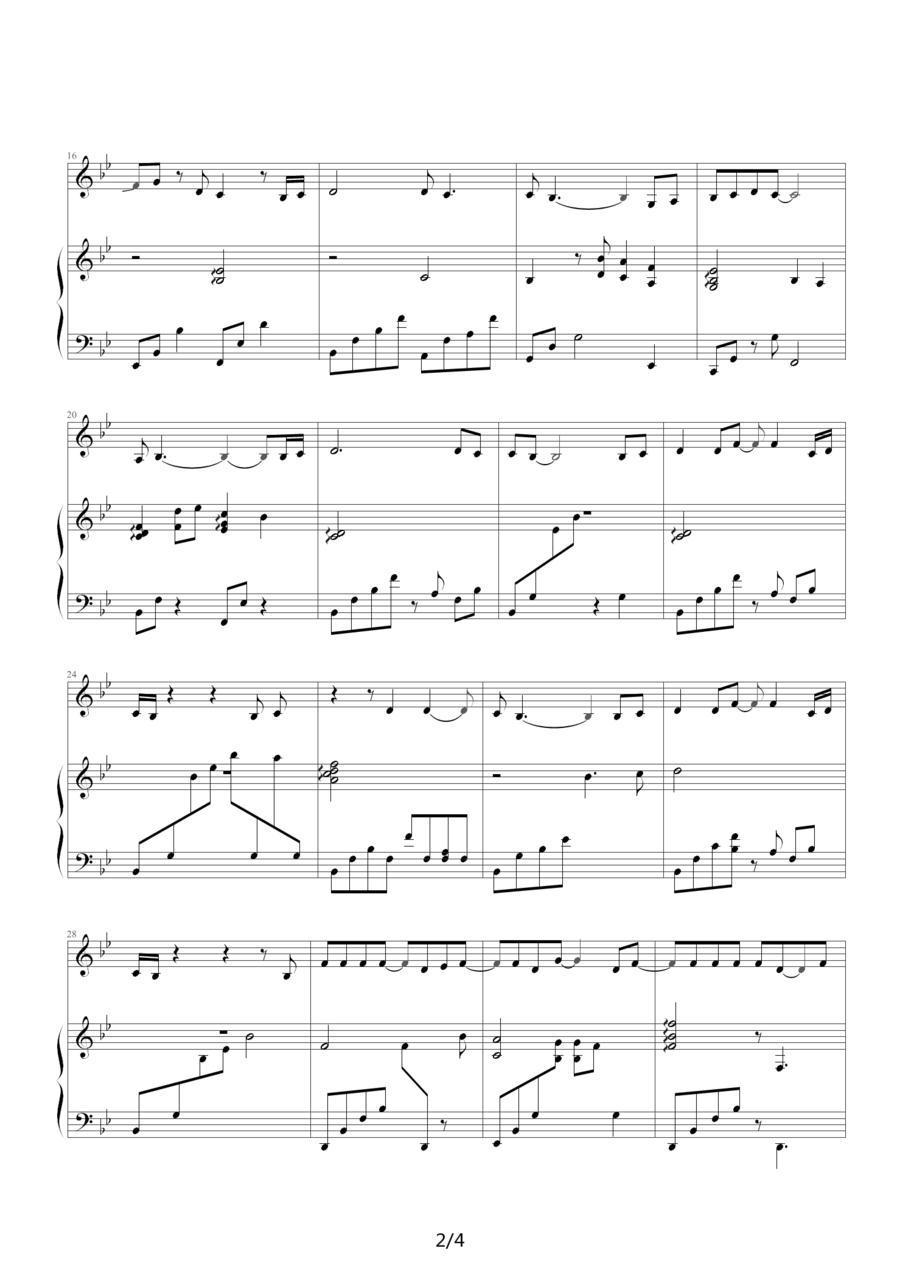 JOURNEY（电视剧《海豚湾恋人》主题曲）钢琴曲谱（图2）