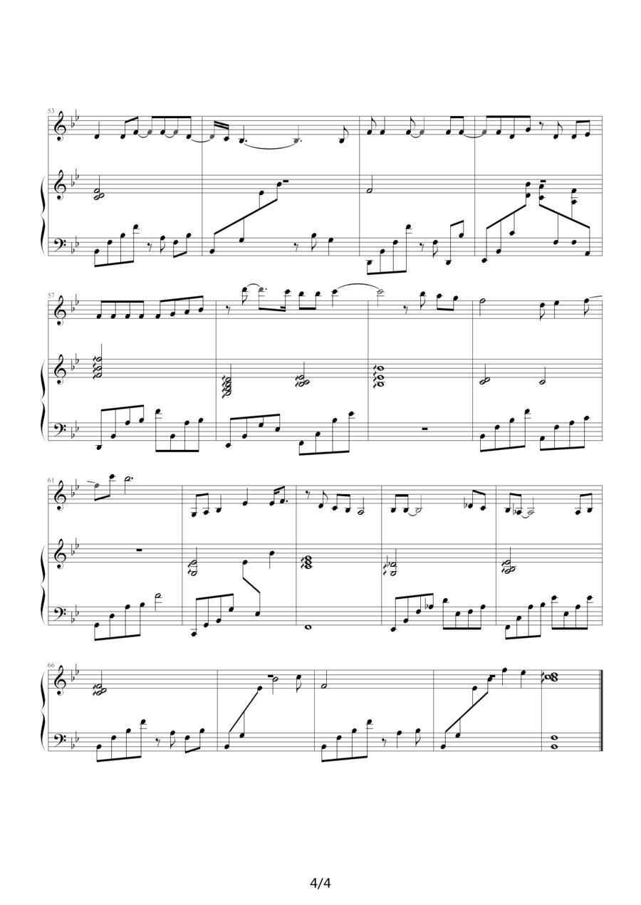JOURNEY（电视剧《海豚湾恋人》主题曲）钢琴曲谱（图4）