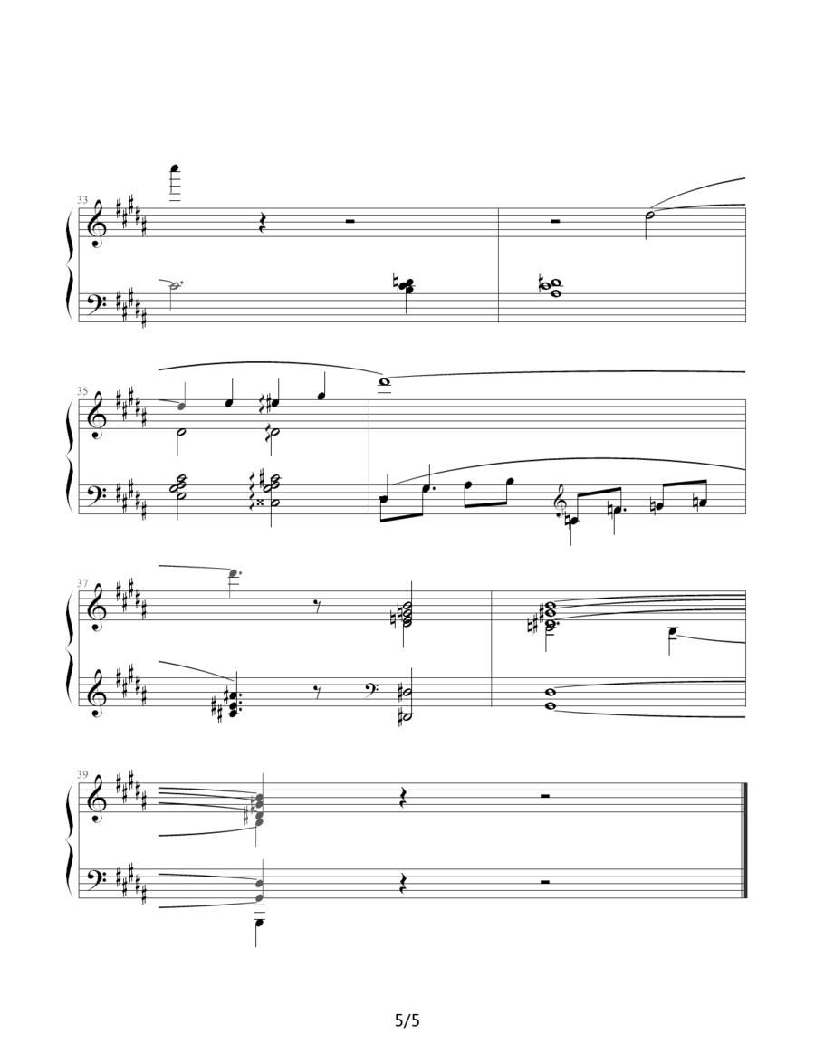 肖斯塔科维奇—前奏曲（12）：升g小调钢琴曲谱（图5）