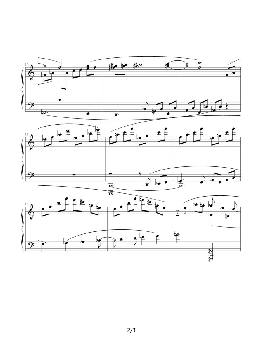 肖斯塔科维奇—前奏曲（1）：C大调钢琴曲谱（图2）