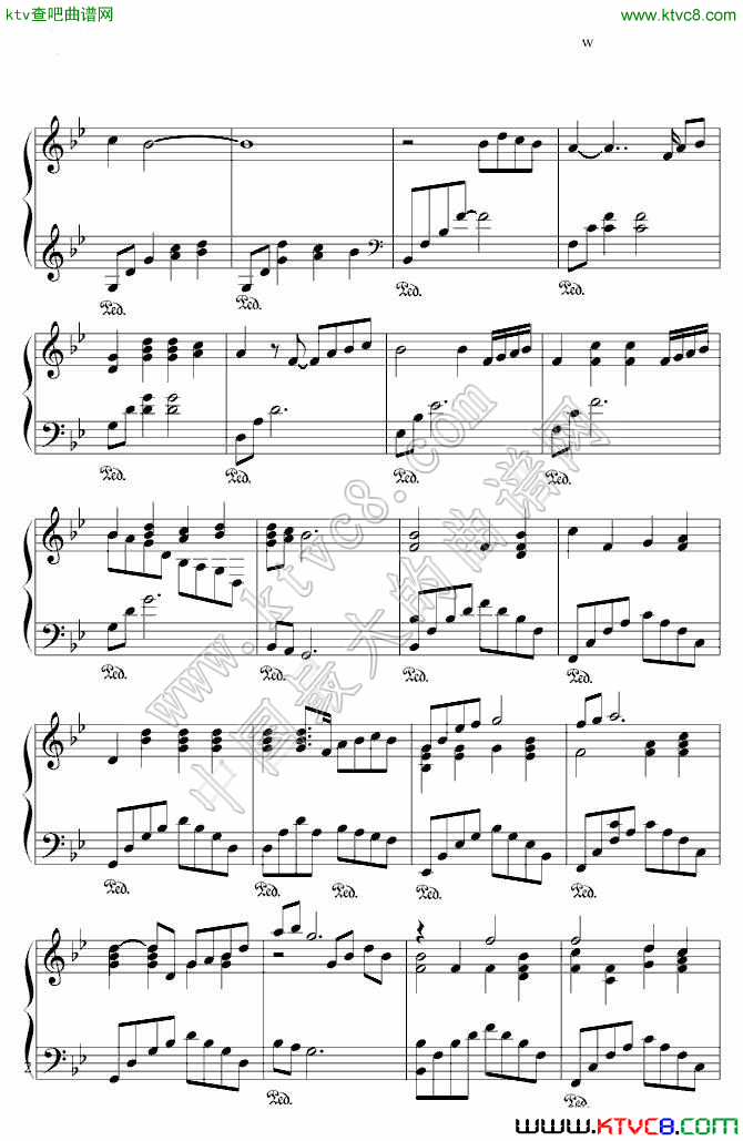 黄昏 伴奏弹唱版钢琴曲谱（图2）