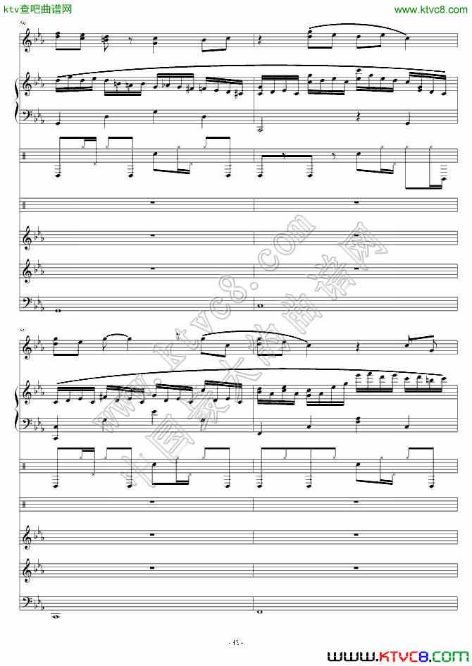 克罗地亚第三狂想曲（六）钢琴曲谱（图1）