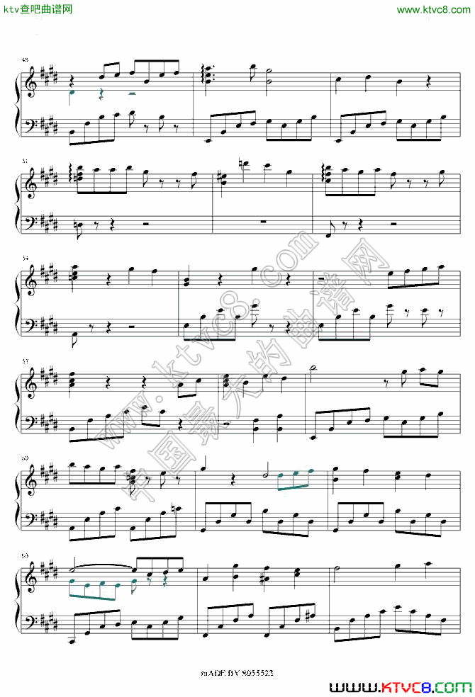 永遠の一瞬4钢琴曲谱（图1）