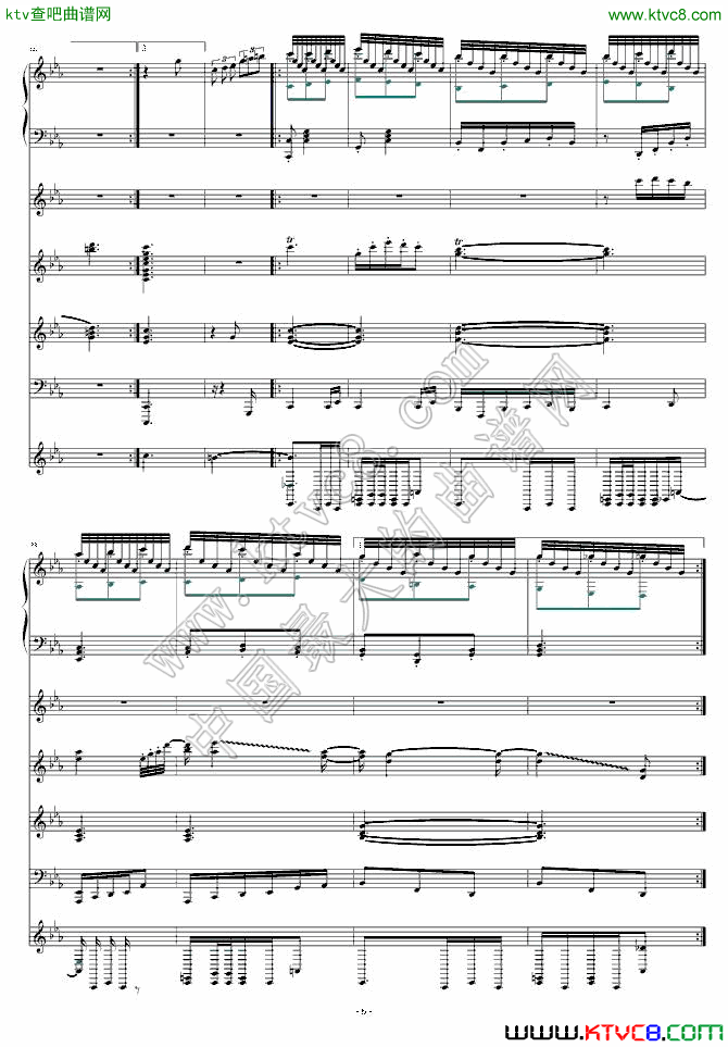 月之六重奏（改6）钢琴曲谱（图1）