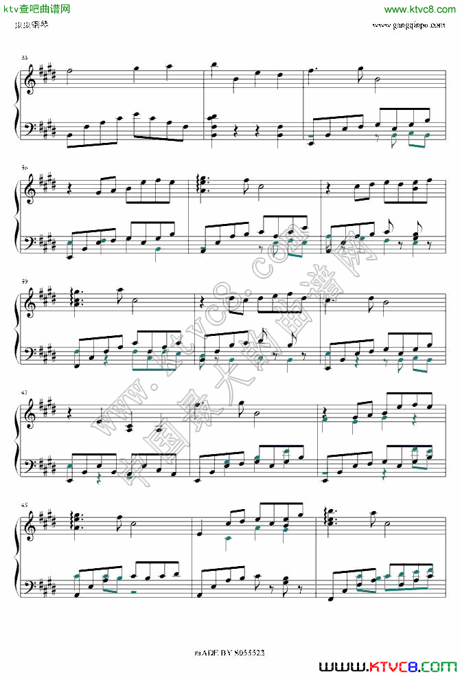 永遠の一瞬3钢琴曲谱（图1）