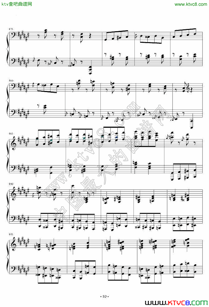 匈牙利狂想曲第二号【霍洛维茨版】11钢琴曲谱（图1）