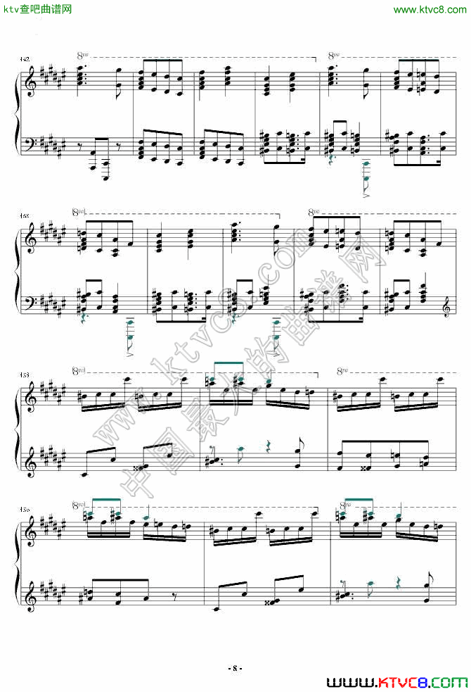 匈牙利狂想曲第二号【霍洛维茨版】钢琴曲谱（图1）