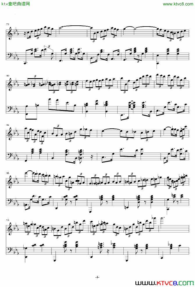 magic waltz原版琴谱4钢琴曲谱（图1）