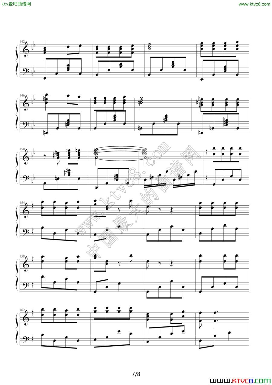 花仙子之歌7钢琴曲谱（图1）