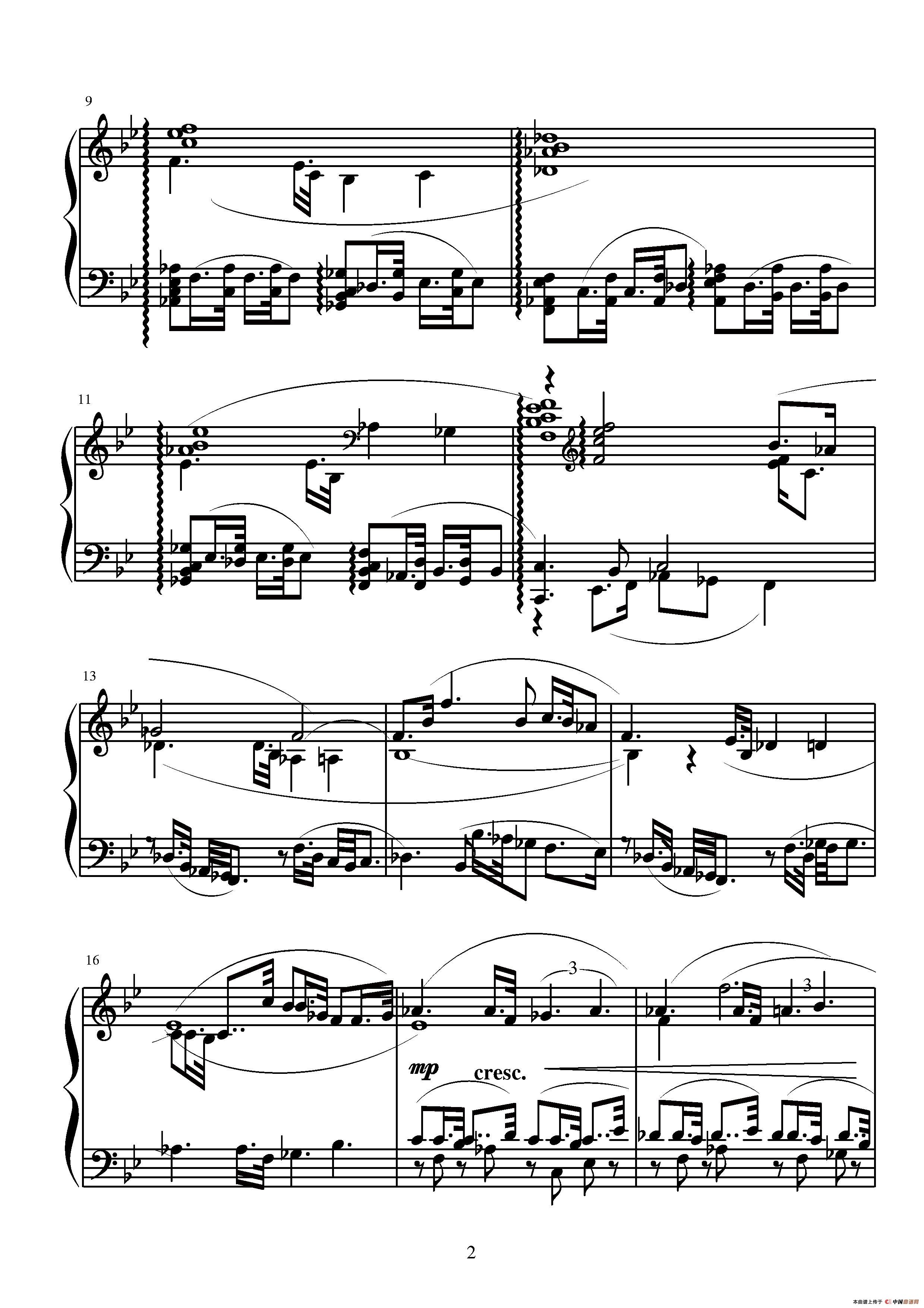 第九钢琴奏鸣曲钢琴曲谱（图11）