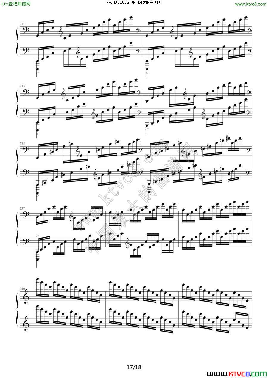 C大调练习曲No.2（琶音和左手跳跃练习）2钢琴曲谱（图5）