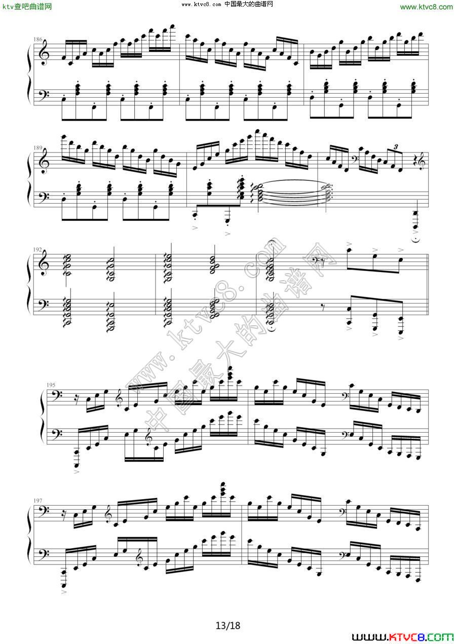 C大调练习曲No.2（琶音和左手跳跃练习）2钢琴曲谱（图1）