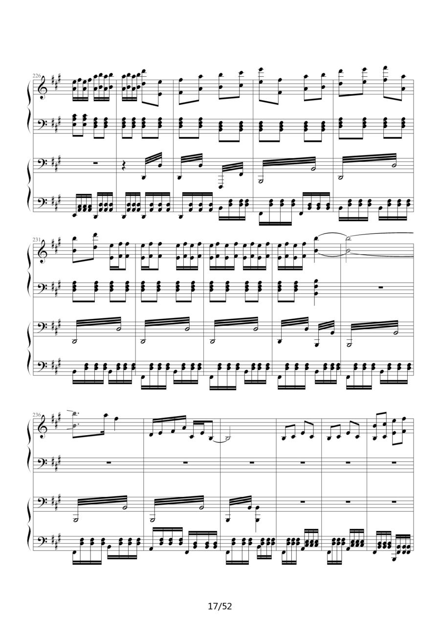 《功夫》主题曲钢琴曲谱（图17）
