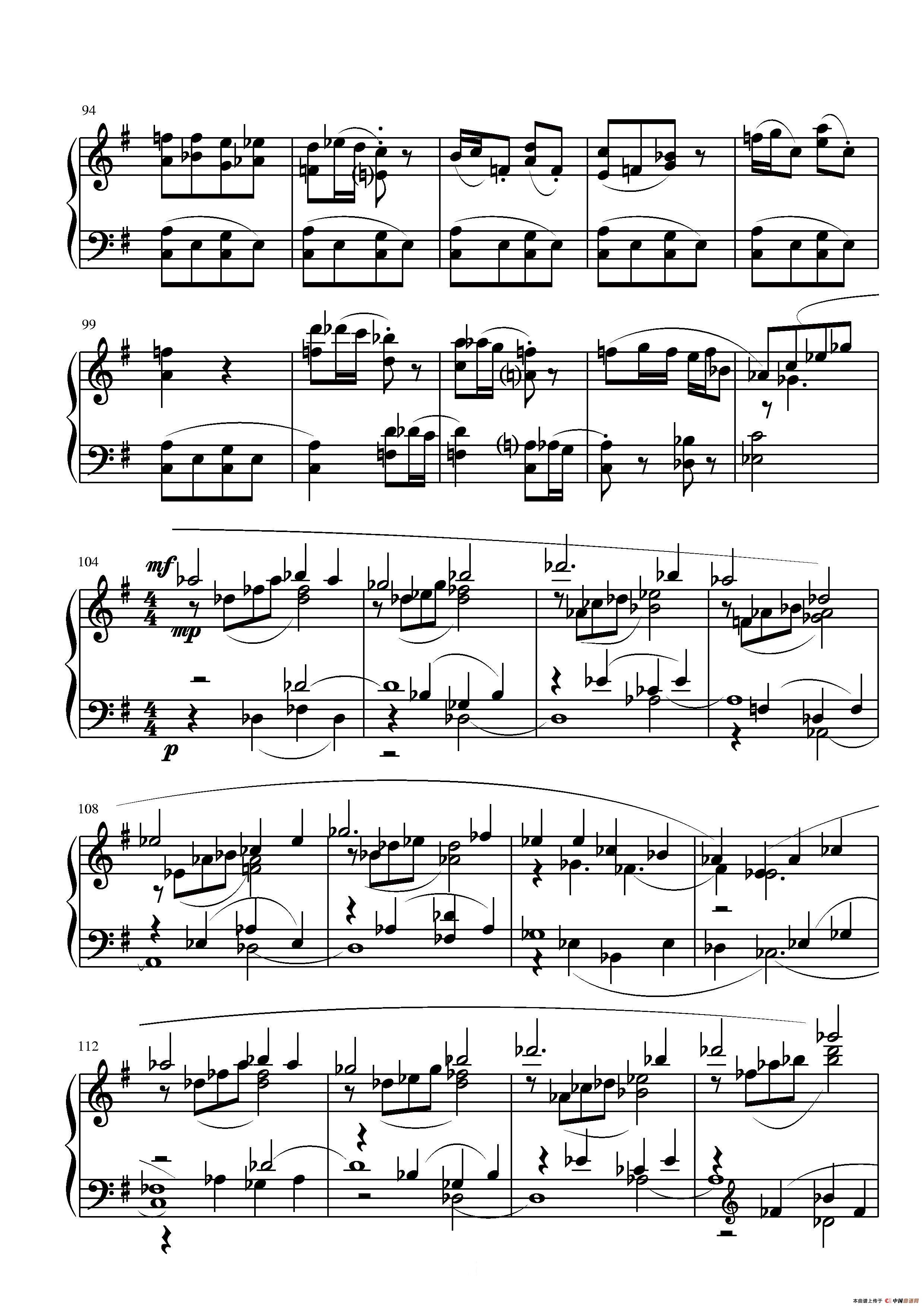 第十一钢琴奏鸣曲（葛清作曲版）钢琴曲谱（图18）