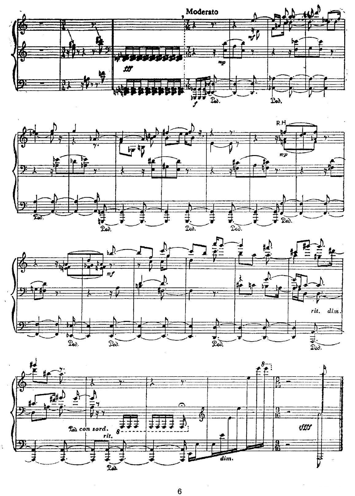 洛书图钢琴曲谱（图6）