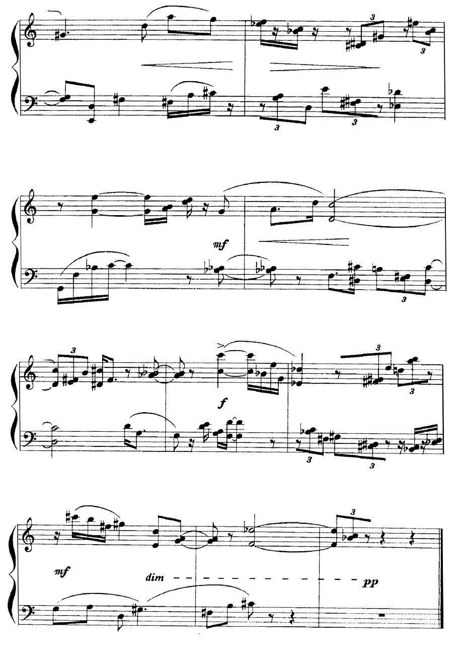 刘永平 - 钢琴小品三首钢琴曲谱（图2）
