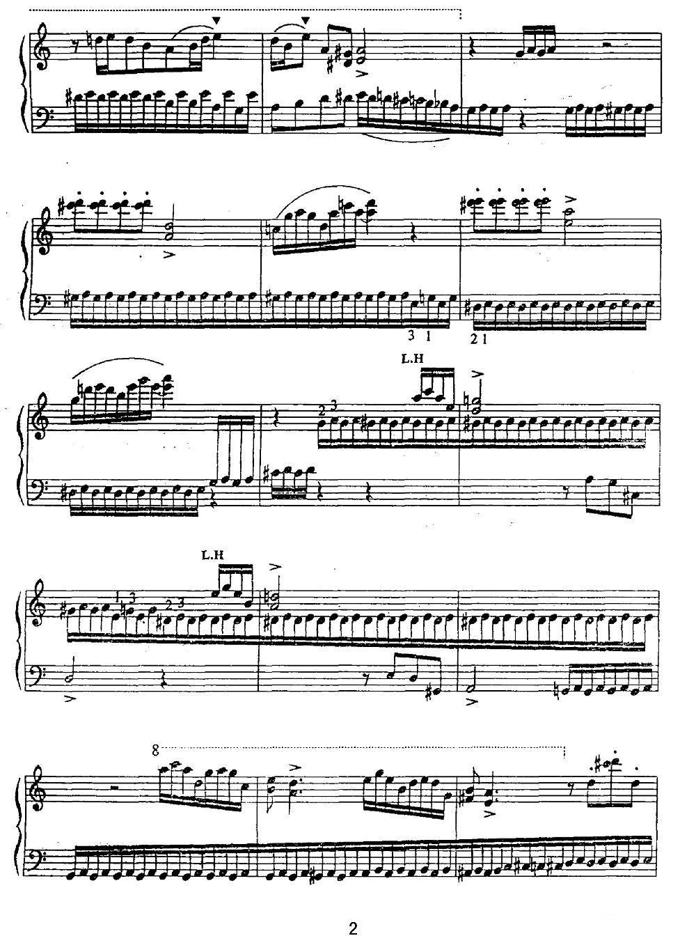 滚铁环钢琴曲谱（图2）