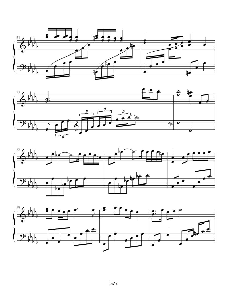 爱的回答钢琴曲谱（图5）