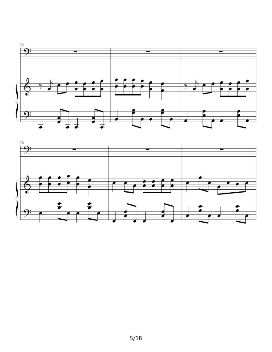 Title（钢琴伴奏谱）钢琴曲谱（图5）
