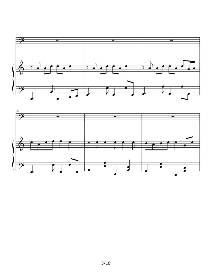 Title（钢琴伴奏谱）钢琴曲谱（图3）