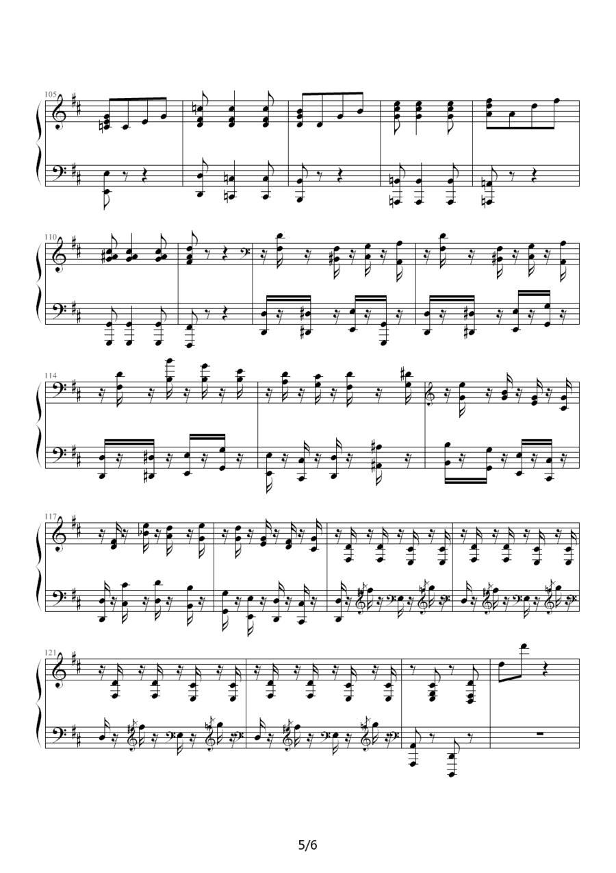 小谐谑曲钢琴曲谱（图5）