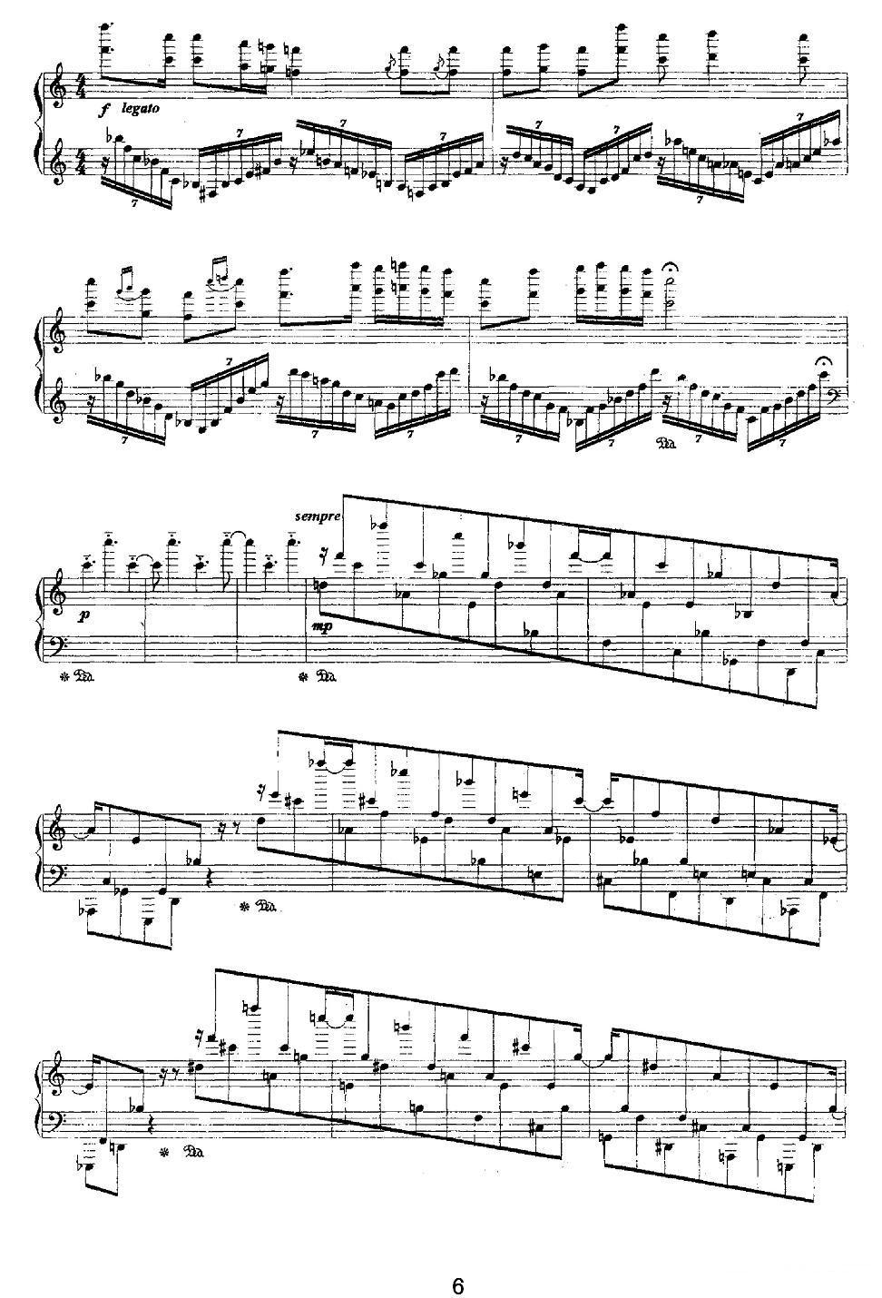 四季渔歌钢琴曲谱（图6）