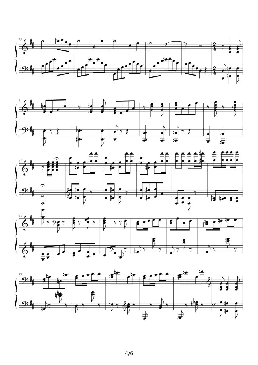小谐谑曲钢琴曲谱（图4）
