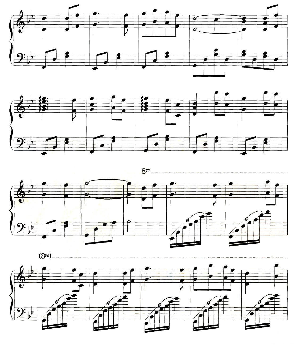 穿越时空的思念钢琴曲谱（图2）