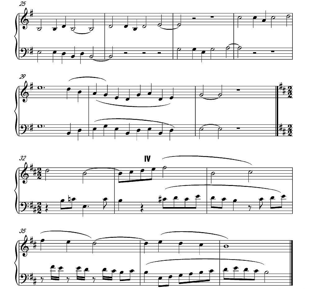 复调游戏钢琴曲谱（图2）