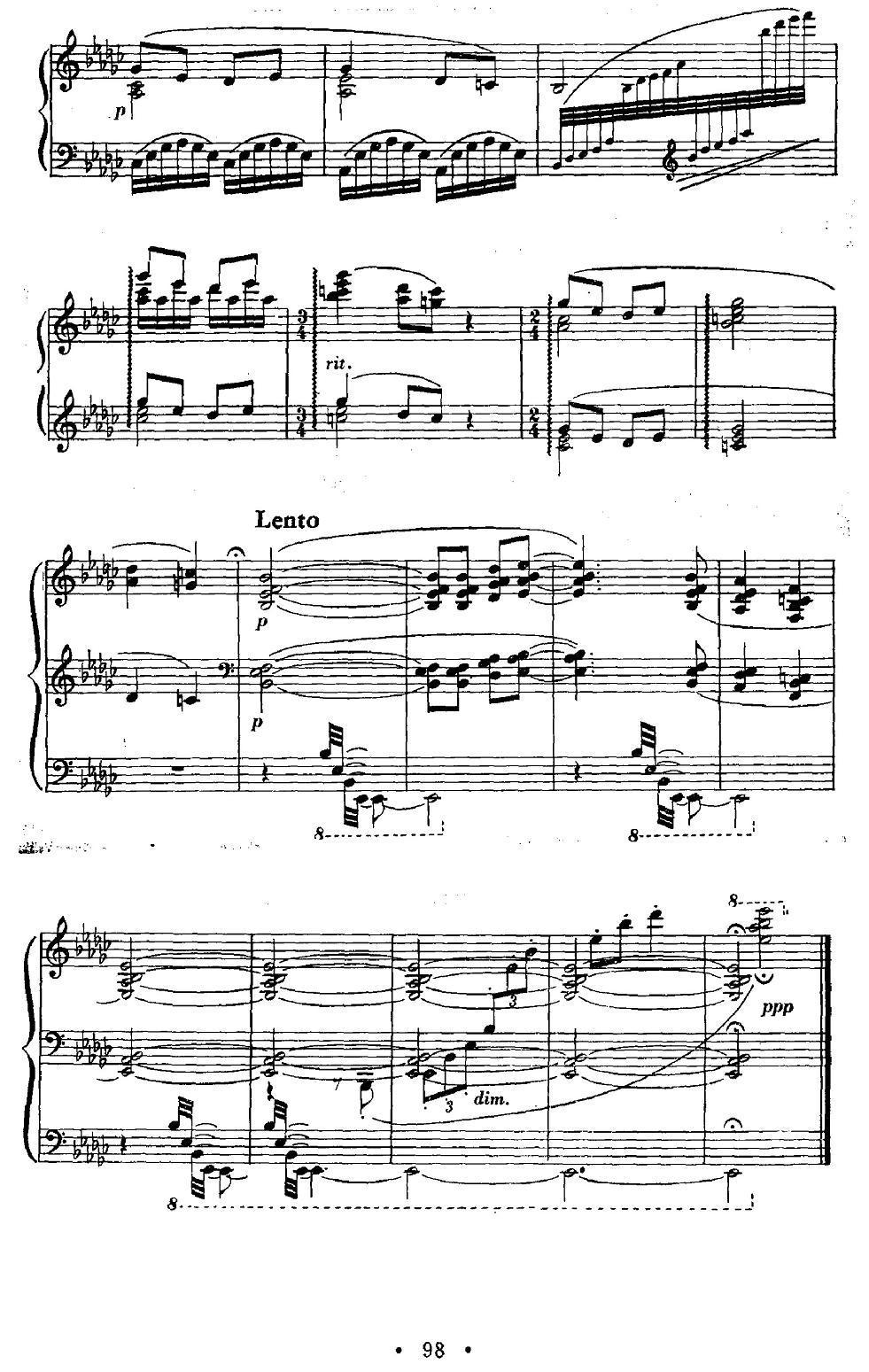 夜泊钢琴曲谱（图10）