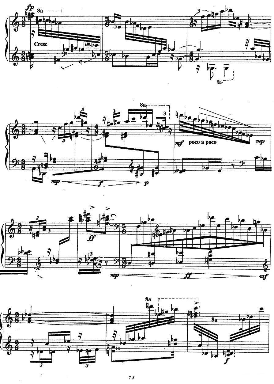 序曲2—“网”（现代钢琴作品）钢琴曲谱（图2）