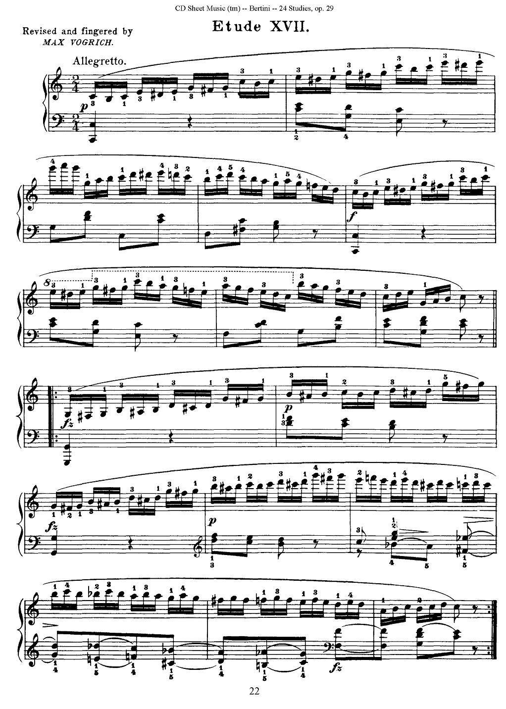 贝伦斯24首钢琴练习曲（16—20）钢琴曲谱（图2）
