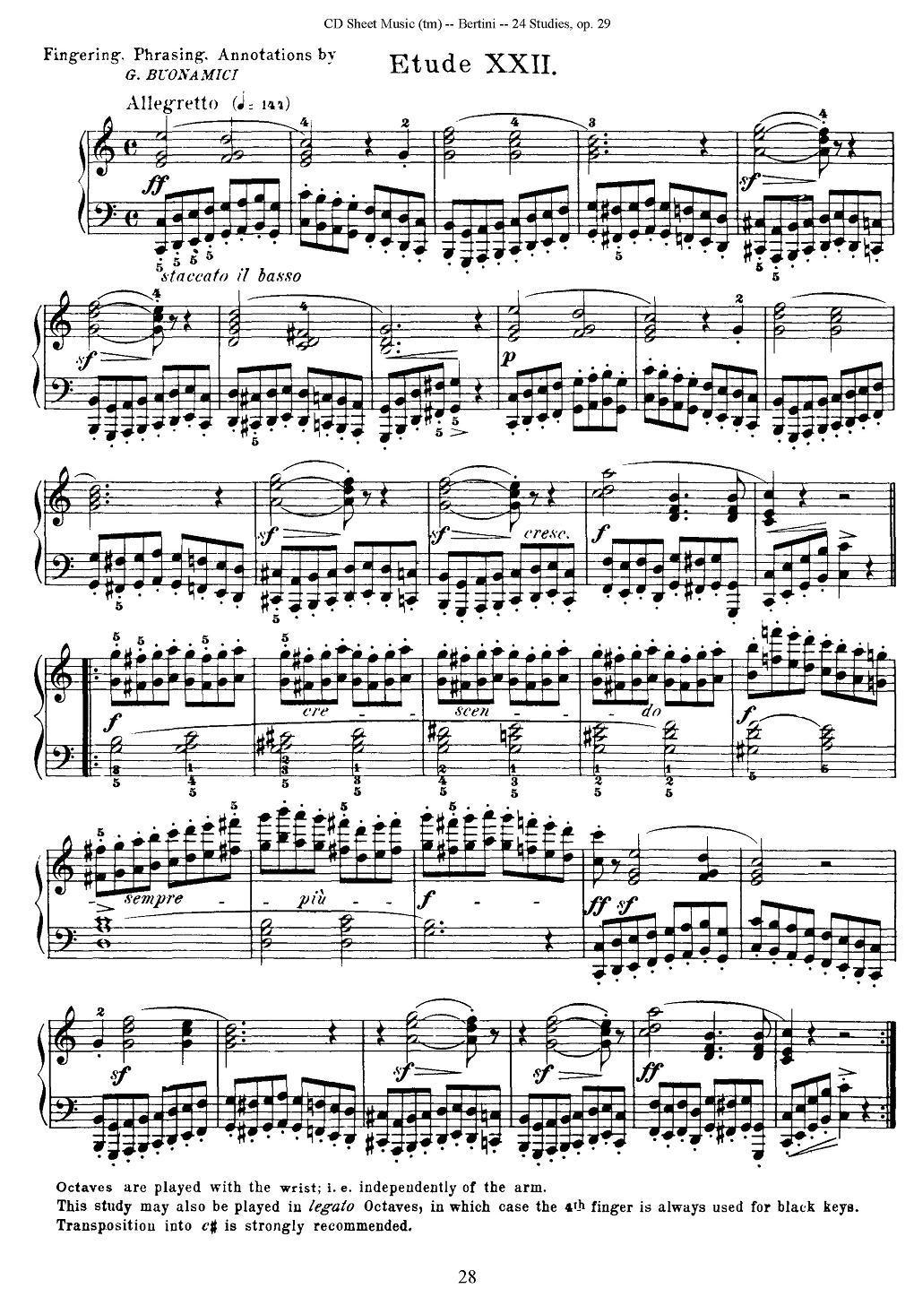 贝伦斯24首钢琴练习曲（21—24）钢琴曲谱（图2）