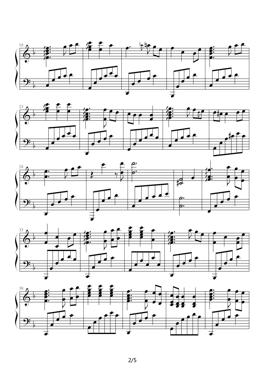 钢琴组曲《人鱼》第5章 Eternal Wish钢琴曲谱（图2）