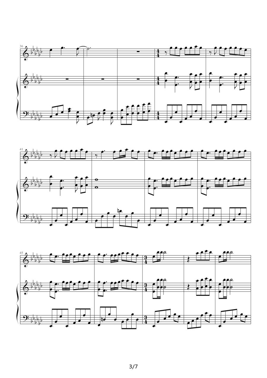 海盗钢琴曲谱（图3）