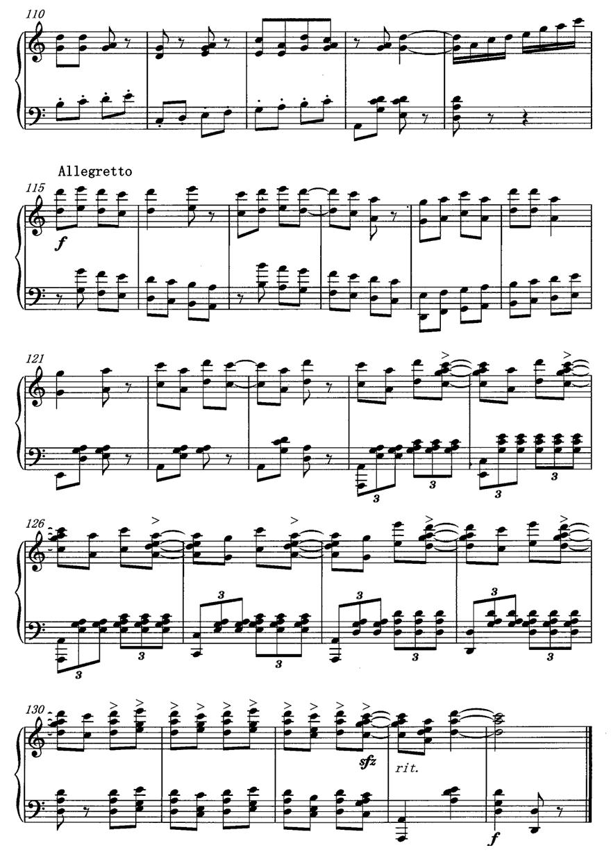 钢琴变奏曲钢琴曲谱（图6）