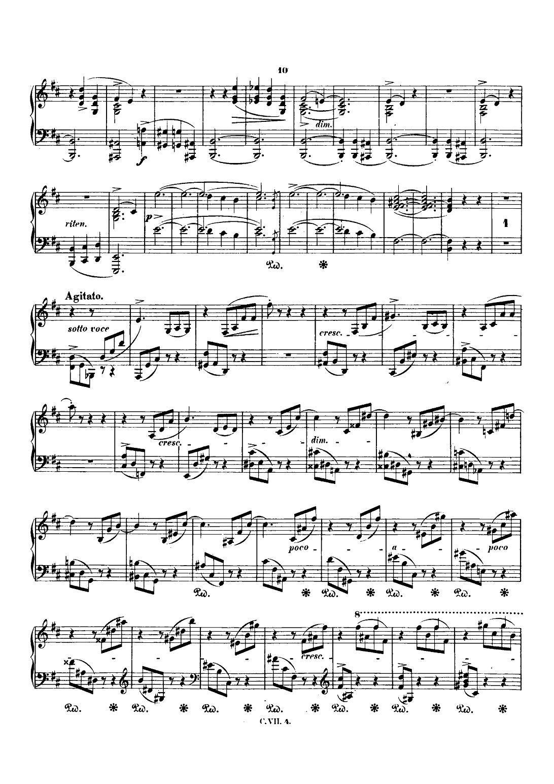 肖邦 钢琴谐谑曲 Chopin Scherzo（No.1 b小调，Op.20）钢琴曲谱（图9）