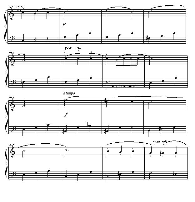 肖邦钢琴小曲：夜曲第二首钢琴曲谱（图2）