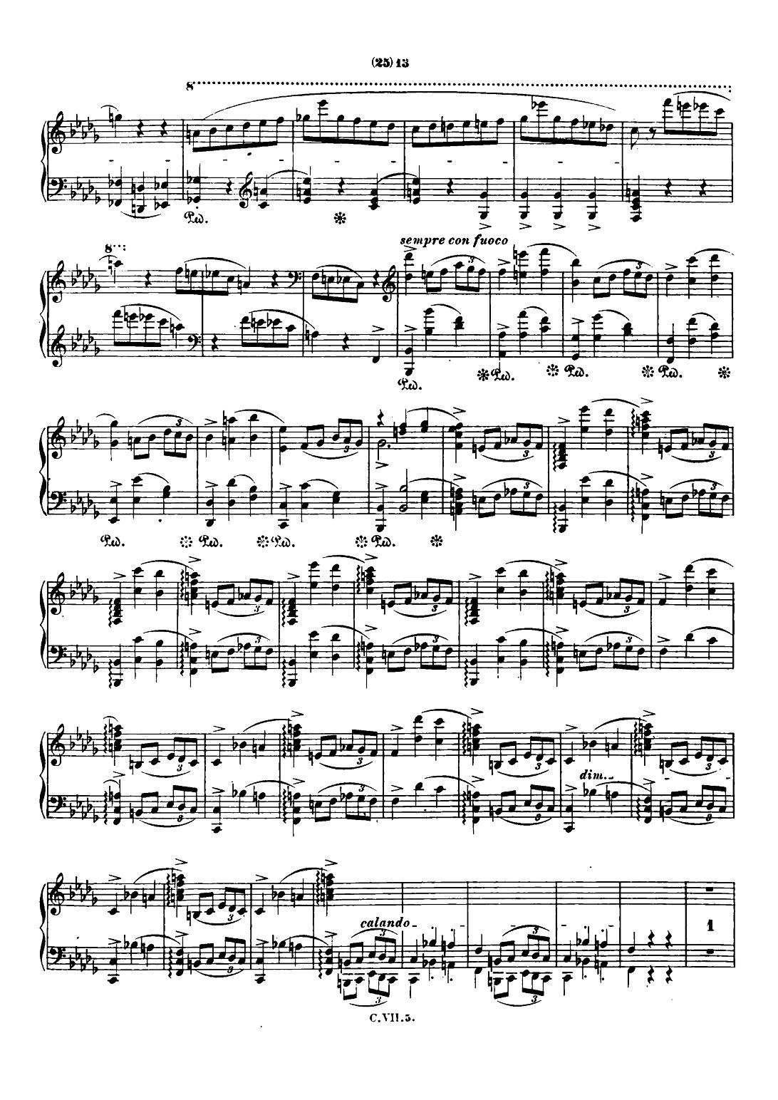 肖邦 钢琴谐谑曲 Chopin Scherzo（No.2 降b小调，Op.31）钢琴曲谱（图12）