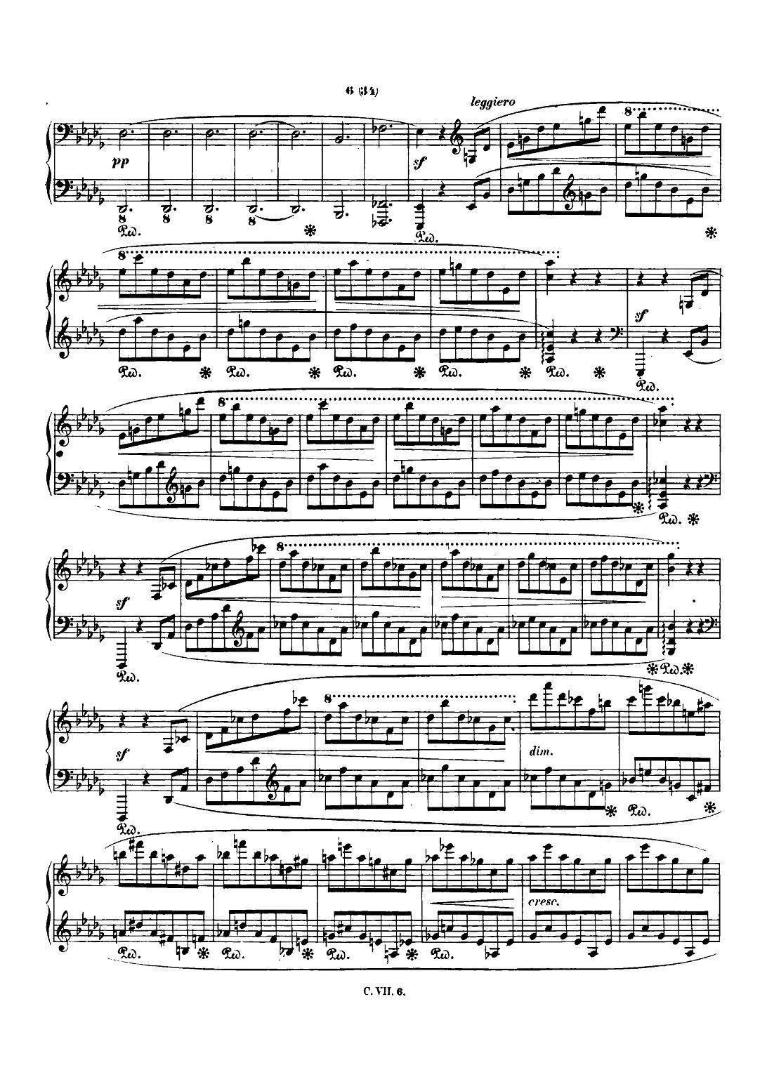 肖邦 钢琴谐谑曲 Chopin Scherzo（No.3 升c小调，Op.39）钢琴曲谱（图5）