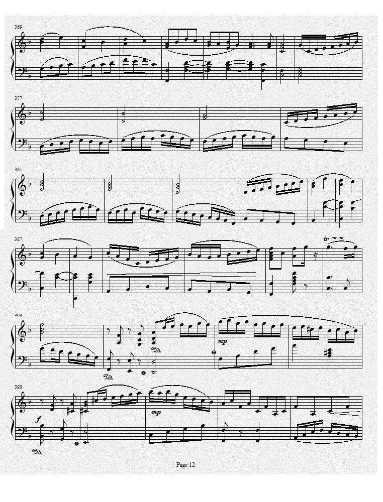 钢琴奏鸣曲Ⅰ（项道荣作品）钢琴曲谱（图12）
