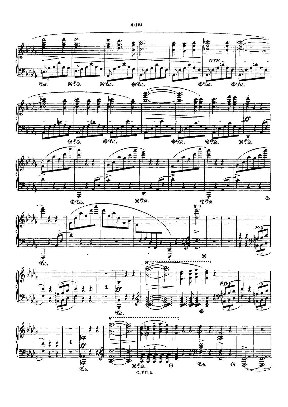 肖邦 钢琴谐谑曲 Chopin Scherzo（No.2 降b小调，Op.31）钢琴曲谱（图3）