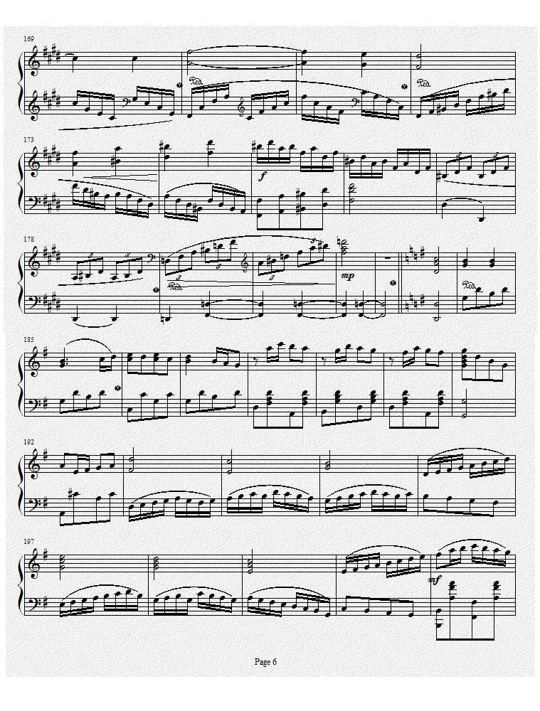 钢琴奏鸣曲Ⅰ（项道荣作品）钢琴曲谱（图6）