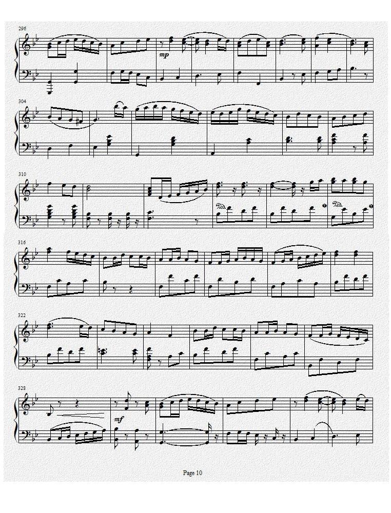 钢琴奏鸣曲Ⅰ（项道荣作品）钢琴曲谱（图10）