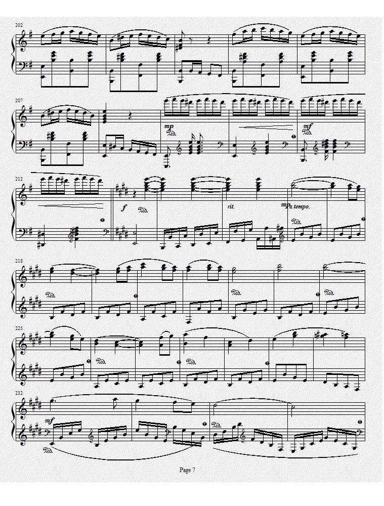 钢琴奏鸣曲Ⅰ（项道荣作品）钢琴曲谱（图7）