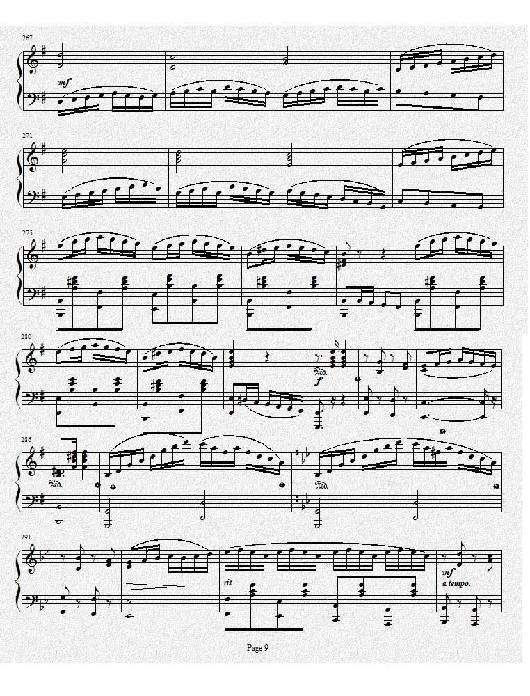 钢琴奏鸣曲Ⅰ（项道荣作品）钢琴曲谱（图9）