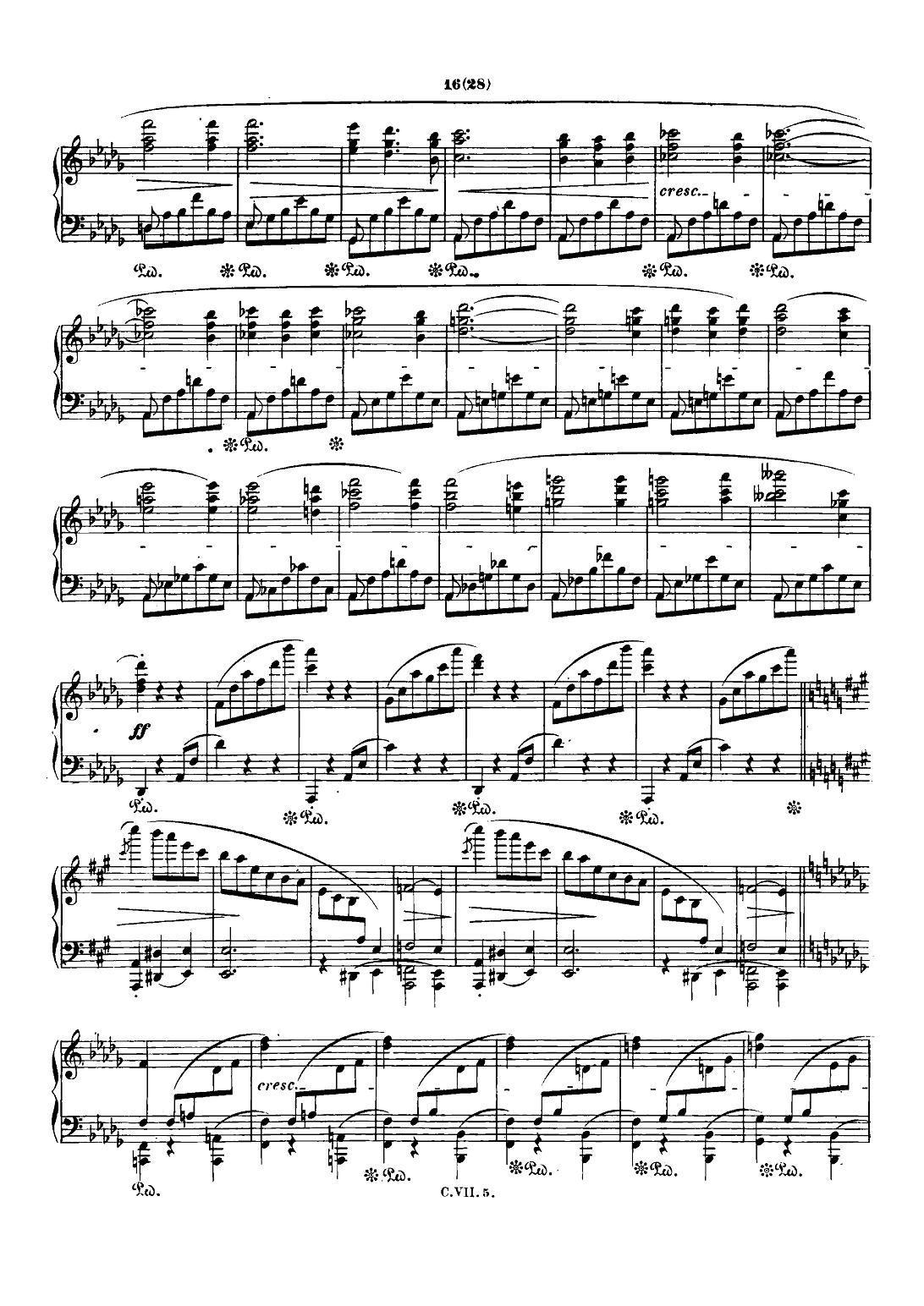 肖邦 钢琴谐谑曲 Chopin Scherzo（No.2 降b小调，Op.31）钢琴曲谱（图15）
