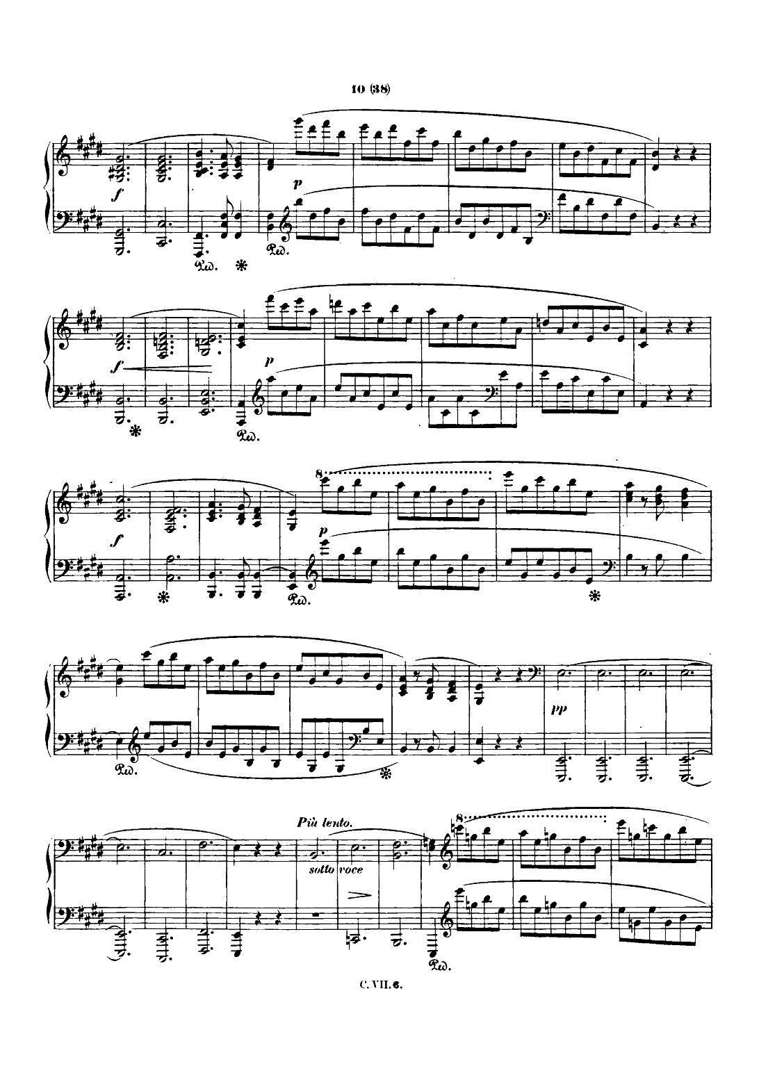 肖邦 钢琴谐谑曲 Chopin Scherzo（No.3 升c小调，Op.39）钢琴曲谱（图9）