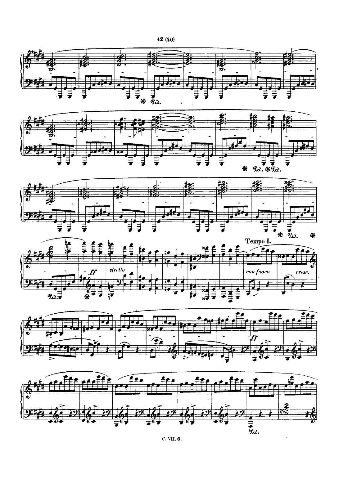 肖邦 钢琴谐谑曲 Chopin Scherzo（No.3 升c小调，Op.39）钢琴曲谱（图11）